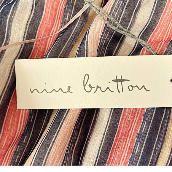 Mine Britton Stripped Tank Stitch Fix NWT Size Large - Picture 5 of 5